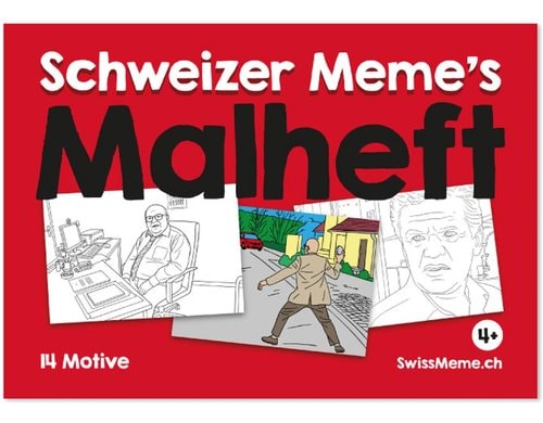 SwissMeme Malheft Schweizer Meme's, 21 x 15 cm