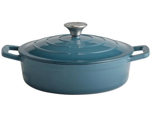 APS Bräter 5 STARS Ø 25 cm, H: 7 cm, 2,5 Liter, Türkis