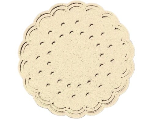 Duni Untersetzer Rund 7.5cm cream D:7.5cm, 8-lagig, 250 Stk.