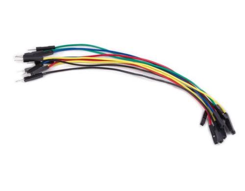 Steckbrücken-Set - Stecker Auf Buchse 1-Pol. - 5.9 (15 cm) - 10-tlg. WJW011