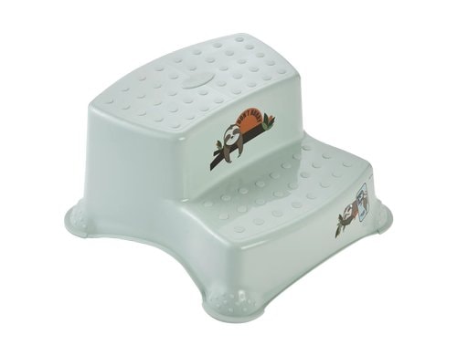 keeeper 2-Stufen Schemel mit Anti-Rutsch Lazy Lui, grün