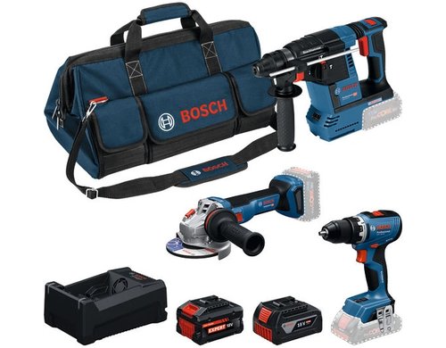 18V GSR18V-65+GWS18V-11+GBH18V-26 1x GBA 18V, Werkzeugtasche
