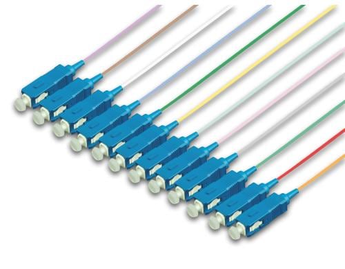 Lightwin Faserpigtail, SC, Singlemode, 9/125µm, 2.0m, 12er-Set, OS2