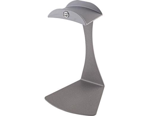 K&M 16075 Kopfhörer Tischstativ Grau basaltgrau, gummierte Auflage