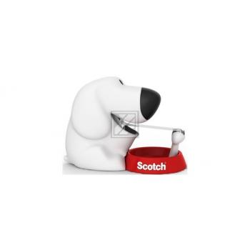 3M Scotch Pultabroller Hund  inkl.1 Rolle Klebeband Magic 19 mm x 8.9 m