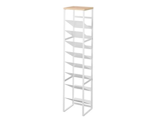 Yamazaki Flaschenregal TOWER Stahl/MDF, B 20 x T 19,3 x H 88,5 cm, W