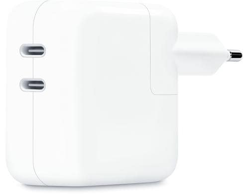 Apple 35W Dual USB-C Power Adapter Zusätzliches Netzteil für iPhone 12/12 Pro