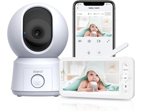 Arenti Ainanny BC12S Kit Kamera mit Monitor 2-Millionen-Pixel-Kamera
