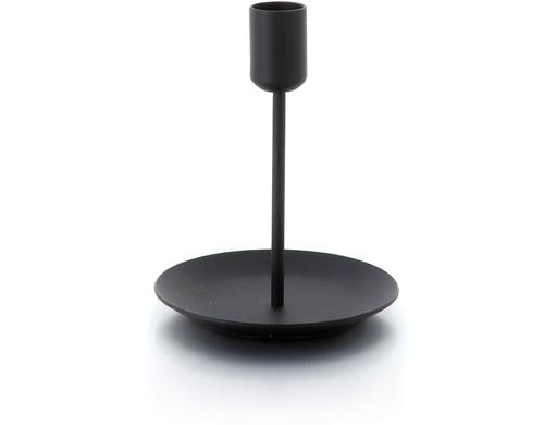 balthasar Kerzenhalter Vintage, Schwarz 11x14 cm (BxH), Metall