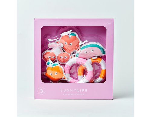 Dive Buddies Poppy the Peach Multi Set of 6