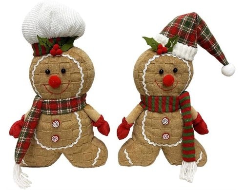 Dameco Lebkuchenmännchen, 2er Set 8x21x37 cm (LxBxH)