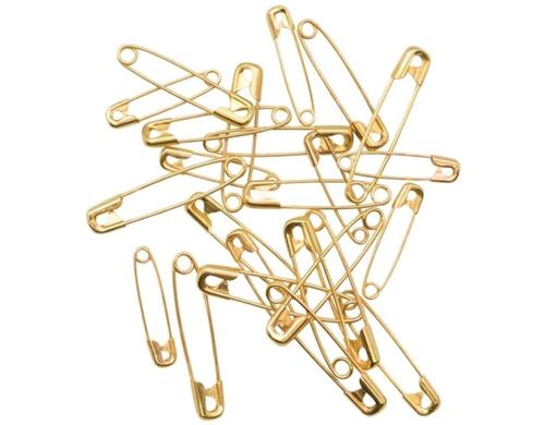Glorex Sicherheitsnadeln 45 mm Goldfarben, 24 Stück
