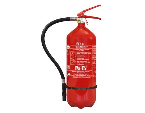 PRO Schaum-Feuerlöscher, SA 6 B F Brandklasse A,B 6L, PFAS-frei, +5°C - +60°C