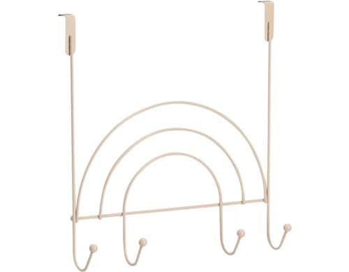 Zeller Present Türhakenleiste Rainbow beige, 30x8x33cm, Metall