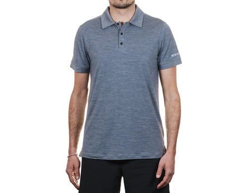 Merino & More Poloshirt grau Grösse XL
