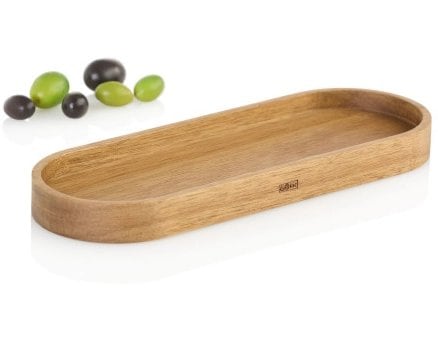 AdHoc Untersetzer Posto Akazienholz, L 23 cm, B 8,2 cm, H 2 cm