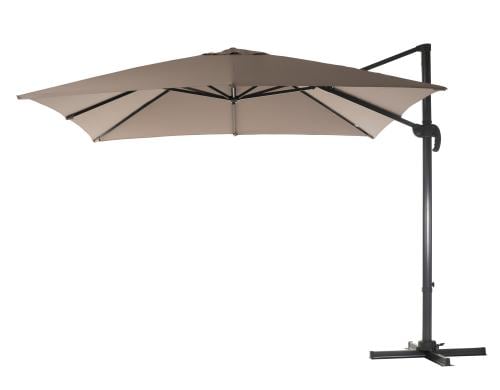 COCON Sonnenschirm Aluminium, hängend Taupe, 300x300 cm