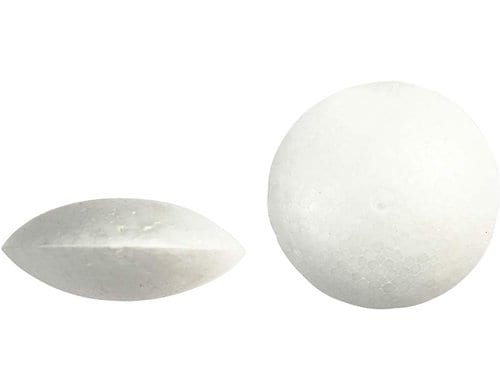 Creativ Company Styropor-Ufo 7.5 cm, 100 Stück