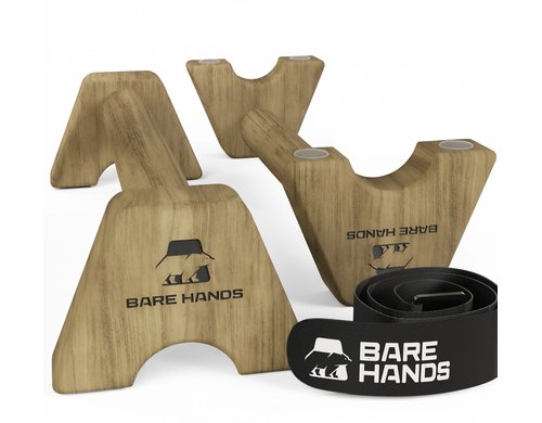BARE HANDS Liegestützgriffe Gr. M 2stk, Calisthenics Equipment Liegestütz