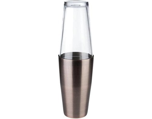 APS Cocktail Shaker Boston Vintage Look Copper