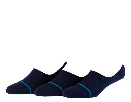 Stance Icon No Show 3 Pack Dark Navy, Grösse 35 -37, 3er-Pack