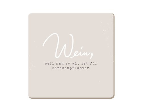 Grafik Werkstatt Korkuntersetzer Wein