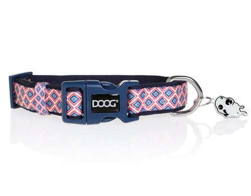 Doog Halsband S Gromit navy / white / red / chevron