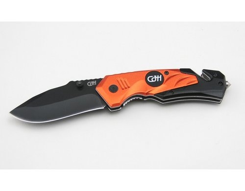 CJH Rettungsmesser mit Clip orange