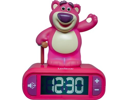 Lotso Night light Alarm Clock with sounds