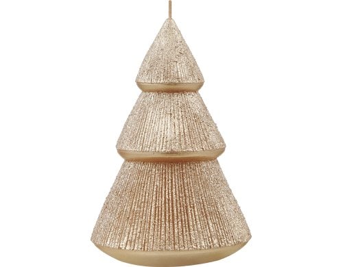 Eglo Weihnachtskerze Tanne Balezze Ø 85, H 135, Champagner