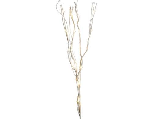Star Trading Dekorativer Zweig Willow IP20, Warmweiss, Natur