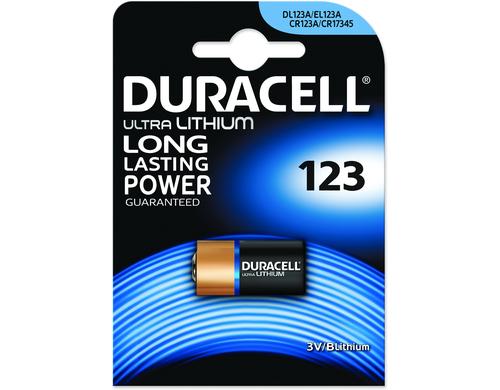 Duracell Lithium 123, 1 Pk 3,0 Volt, 1 Stück