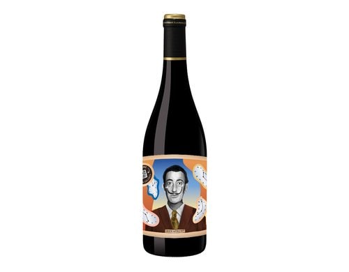 Grafik Werkstatt Weinflasche Rotwein Genuss & Design, Salvador Dalí