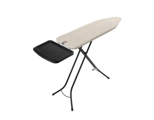 Brabantia Bügeltisch B 124 x 38 cm Dst-Ablage Solid - Denim Grey/Black