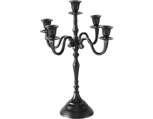Boltze Kerzenhalter Victoria 30 x 41 cm, Schwarz