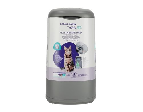 Entsorgungseimer EasyRoll by Litter GENIE, grau