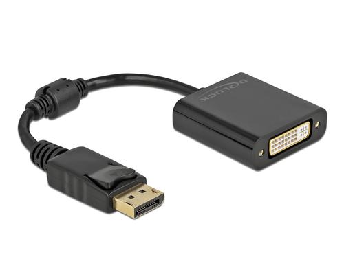 Adapter DP 1.1 Stecker zu DVI Buchse Passiv, schwarz