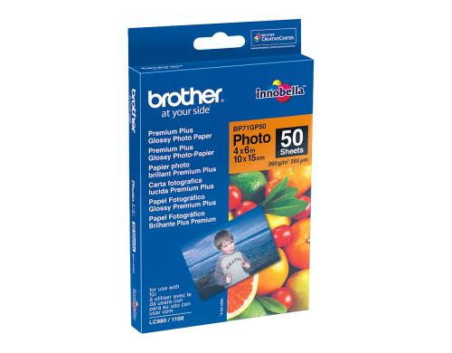 Brother Glossy Fotopapier, 260g, 10x15 cm, 50 Blatt,