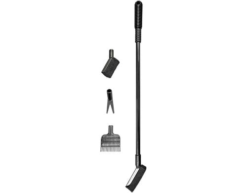 BioArt Pflanzwerkzeug-Set 4-in1 Glasreniger,Glastrockner,Kiesrechen,Pflanzg