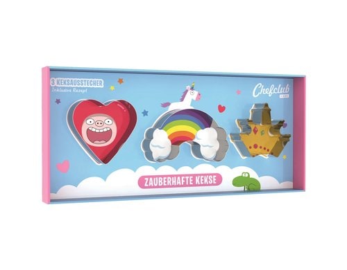 Chefclub Keksaustecher Zauberhafte Kekse Set