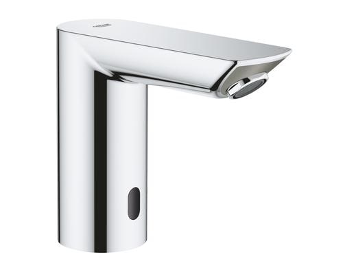 GROHE BauCosmo E WT 6V o.Mischung S Wandarmatur ohne Mischer, Edelstahl