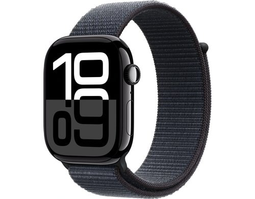 Apple Watch S10 GPS 46 Jet Black Alu Loop mit Ink Sport Loop