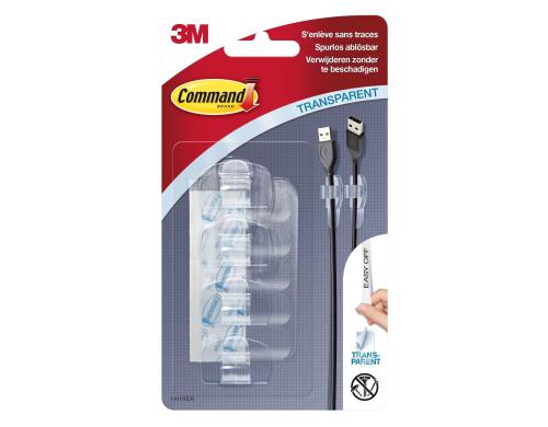 3M Command Kabel-Clips 4 Clips und 5 Strip S