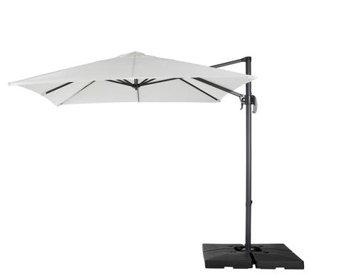 COCON Sonnenschirm Aluminium, hängend Natur, 250x250cm, 200Gr UV50