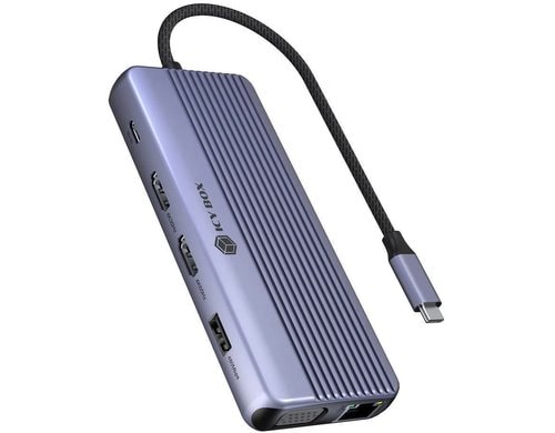 ICY BOX IB-DK4062-CPD Dockingstation Type-C USB 3.2 DockingStation