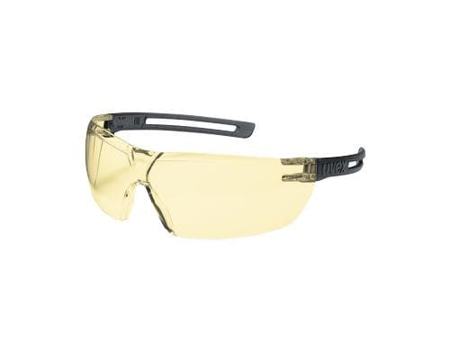 Uvex Schutzbrille x-fit grau, Scheibe: amber