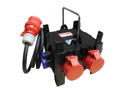 Spälti Kunstst. Mobilverteiler Modell IMST IP44, 197x197x200, 2m Kabel 0TE