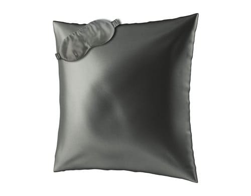 Ailoria BEAUTY SLEEP (80x80cm) Black 1x Silk pillow case, 1x Sleeping mask