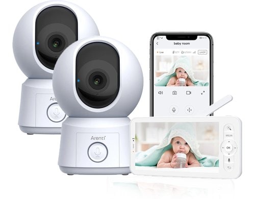 Arenti NANNY BC12S*2 2 Kamera Kit+Monitor 3-Millionen-Pixel-Kamera