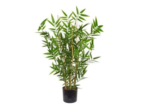 Botanic-Haus Bambus Japanisch, UV-Bestand. H:60xD:30 cm, H:10 cm, D: 11cm, Holz & PE